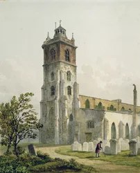 Église Saint-Gilles, Cripplegate, Londres, 1815